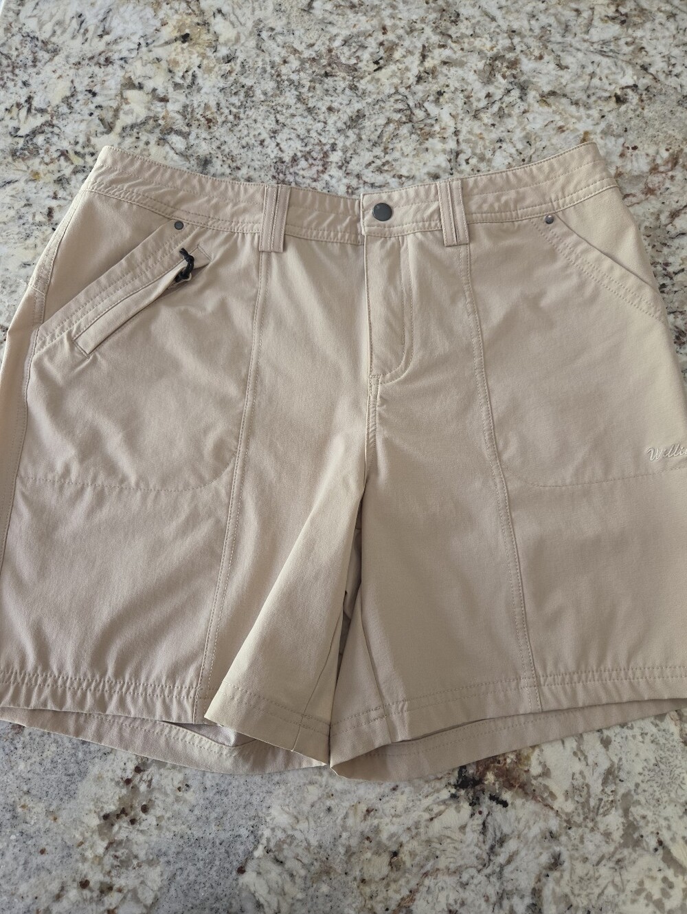 Women's Lightweight Beige Outdoor Shorts